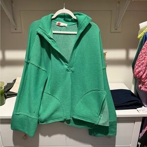 Green Pullover with Pockets